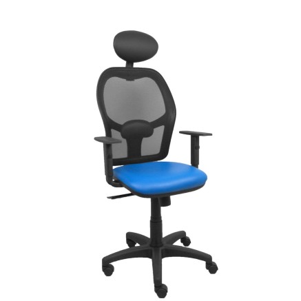 Bureaustoel met hoofdsteun Piqueras y Crespo B10CRNC Blauw
