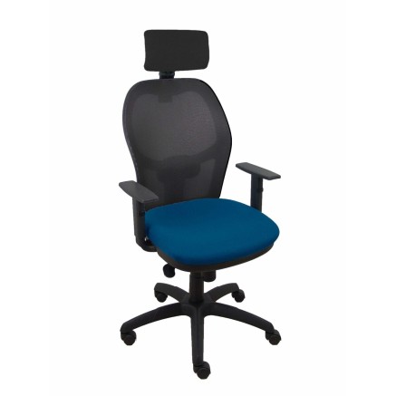 Bureaustoel met hoofdsteun Piqueras y Crespo 10CRNCR Marineblauw