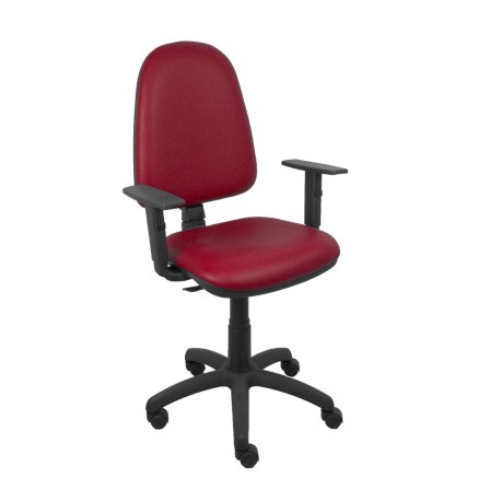 Bureaustoel Piqueras y Crespo P933B10 Kastanjebruin