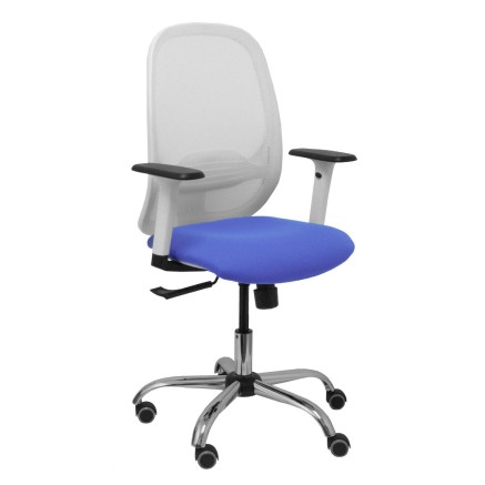 Silla de Oficina Piqueras y Crespo 354CRRP Azul Blanco 2