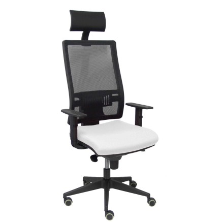 Chaise de Bureau avec Appui-tête Horna Piqueras y Crespo SBALI10 Blan