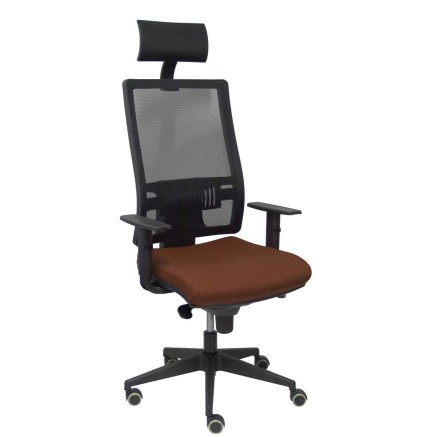 Silla de Oficina con Cabecero Horna Piqueras y Crespo BALI463 Marrón