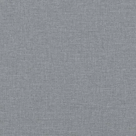 Canapé 3 places avec oreillers gris clair 210 cm tissu
