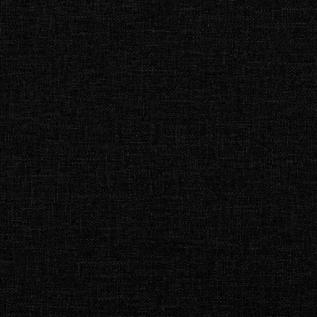 Ensemble de canapés 3 pcs avec repose-pied noir tissu