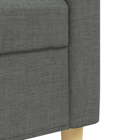 Ensemble de canapés 3 pcs repose-pied et coussins décoratifs