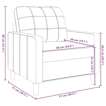 Ensemble de canapés 3 pcs avec coussins Jaune Velours