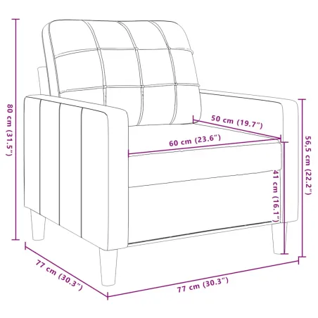 Ensemble de canapés 4 pcs avec coussins Jaune Velours