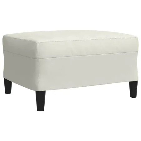 Ensemble de canapés 4 pcs avec coussins Crème Velours