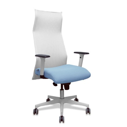 Bureaustoel Piqueras y Crespo 54BR65G Wit Hemelsblauw