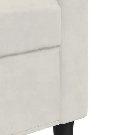 Ensemble de canapés 3 pcs avec coussins et traversins velours