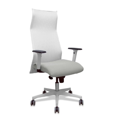 Bureaustoel Piqueras y Crespo 54BR65G Wit Lichtgrijs