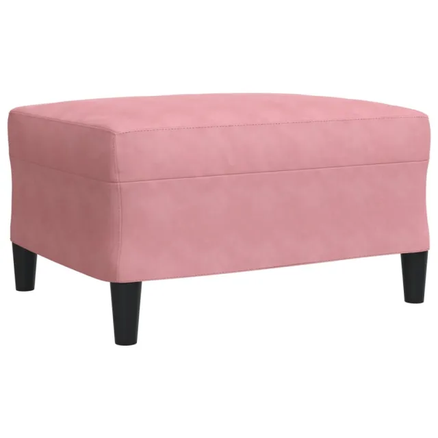 Ensemble de canapés 4pcs et coussins et traversins rose velours