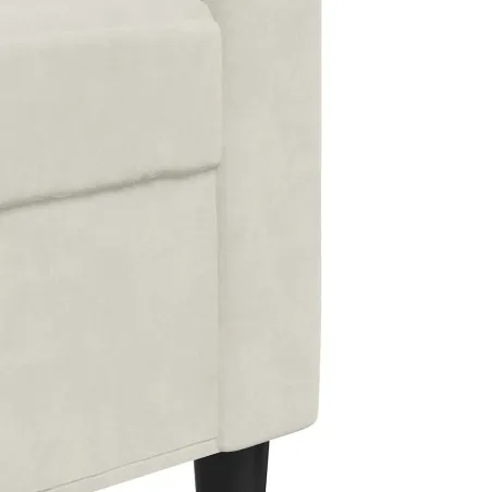 Ensemble de canapés 3 pcs avec coussins et traversins velours