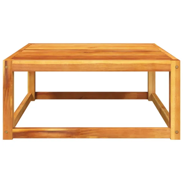 Table de jardin 65x65x29 cm bois massif d'acacia