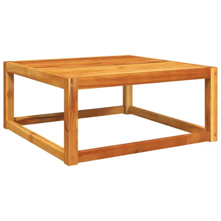 Table de jardin 65x65x29 cm bois massif d'acacia