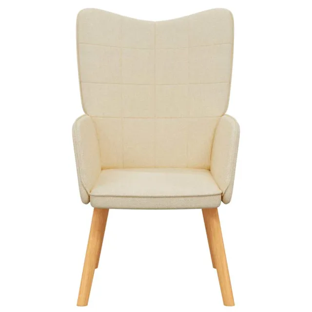 Chaise de relaxation Crème Tissu