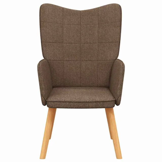 Chaise de relaxation Marron Tissu