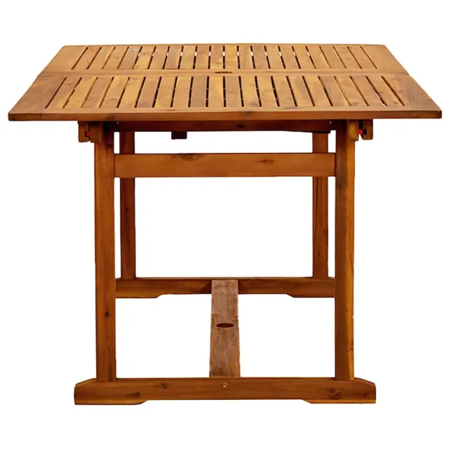Ensemble à Manger de jardin 7pcs bois d'acacia solide textilène