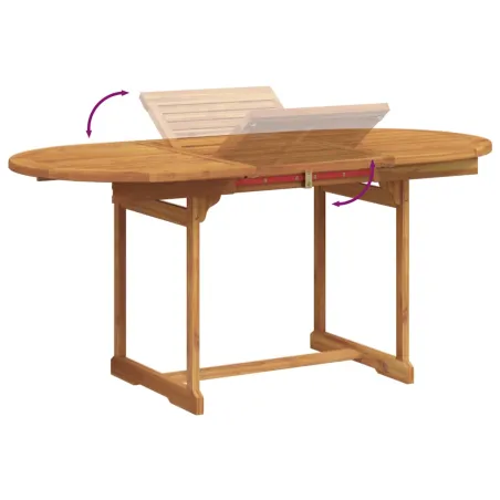 Ensemble à manger de jardin 5pcs bois d'acacia solide textilène