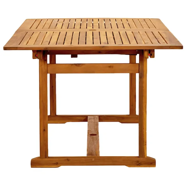 Ensemble à manger de jardin 5pcs bois d'acacia solide textilène