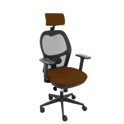 Silla de Oficina Jorquera Piqueras y Crespo DRN65CR Negro Marrón oscu