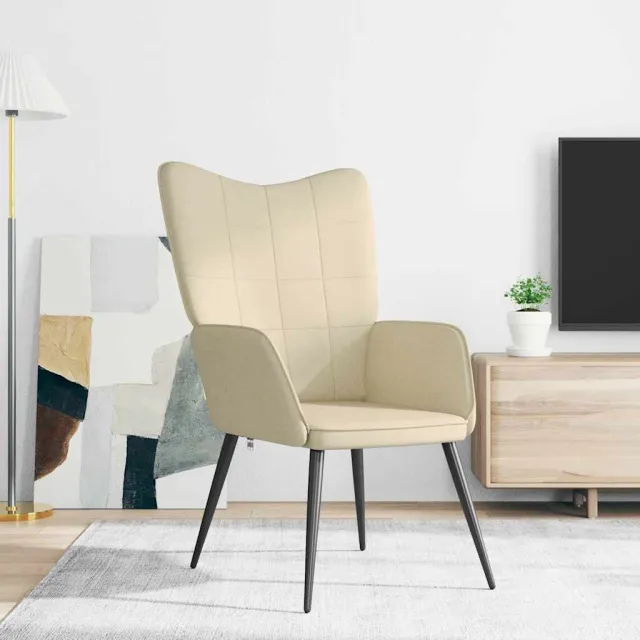 Chaise de relaxation Crème Tissu