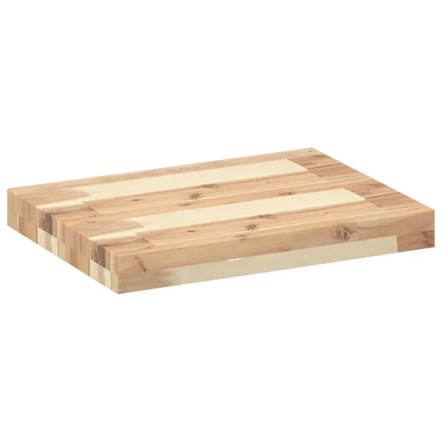 Étagères flottantes 4 pcs 40x30x4 cm acacia massif non traité