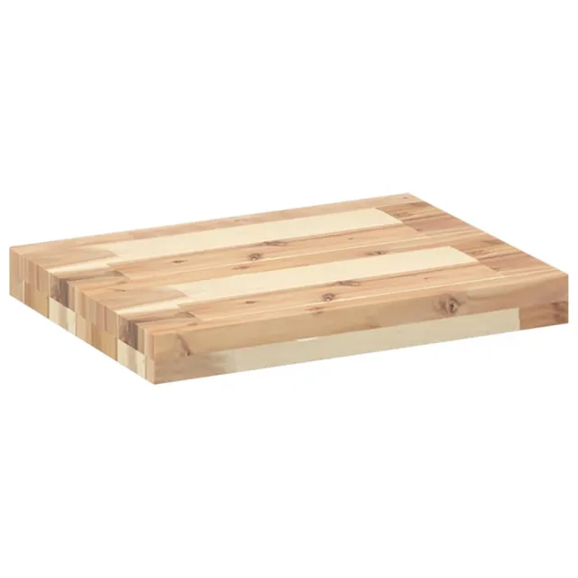 Étagères flottantes 2 pcs 60x30x4 cm acacia massif non traité