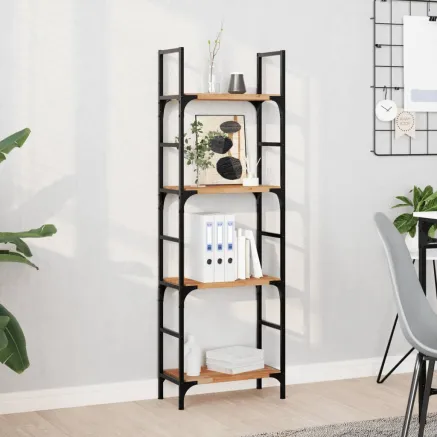 Étagères flottantes 4 pcs 60x20x2 cm acacia massif à l'huile