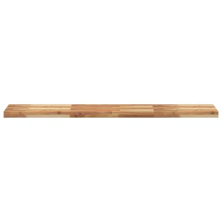 Étagères flottantes 2 pcs 160x30x4 cm acacia massif à l'huile