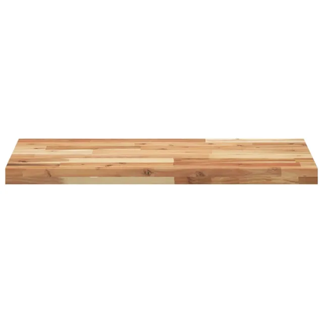 Étagères flottantes 4 pcs 80x40x4 cm acacia massif à l'huile