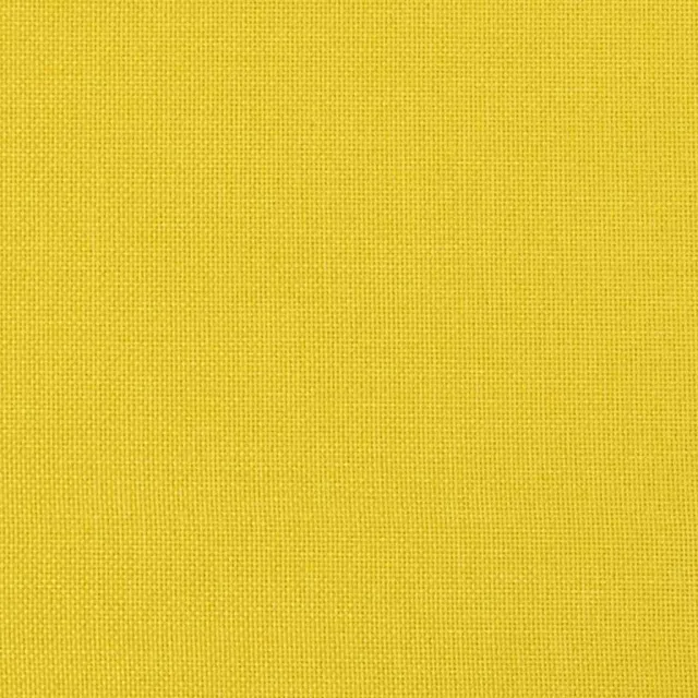 Chaise à bascule avec tabouret Jaune moutarde Tissu