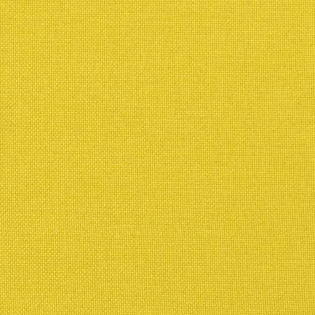 Chaise à bascule avec tabouret Jaune moutarde Tissu