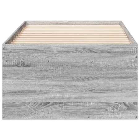 Lit de jour avec tiroirs sans matelas sonoma gris 90x190 cm