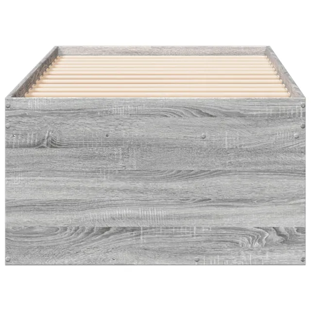 Lit de jour avec tiroirs sans matelas sonoma gris 75x190 cm