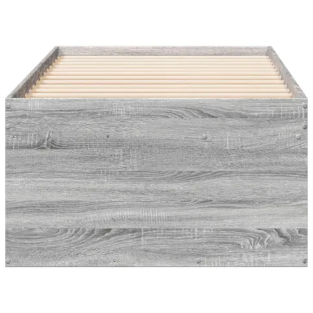Lit de jour avec tiroirs sans matelas sonoma gris 75x190 cm