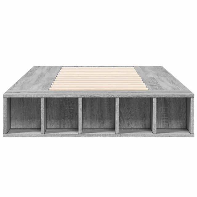 Cadre de lit sans matelas sonoma gris 90x200 cm
