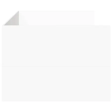 Lit de jour avec tiroirs sans matelas blanc 90x200 cm