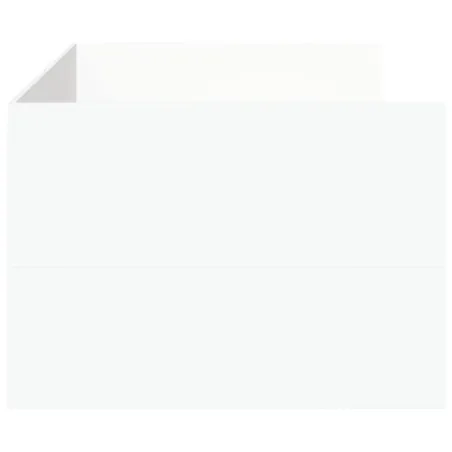 Lit de jour avec tiroirs sans matelas blanc 75x190 cm