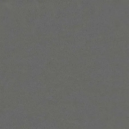 Chaise de relaxation avec tabouret Gris foncé Velours