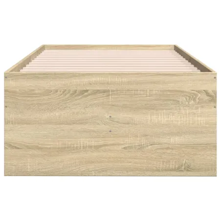 Lit de jour avec tiroirs sans matelas chêne sonoma 100x200 cm