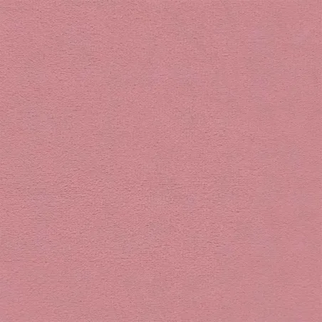 Chaise de relaxation avec tabouret Rose Velours