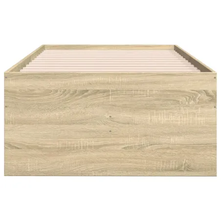 Lit de jour avec tiroirs sans matelas chêne sonoma 75x190 cm