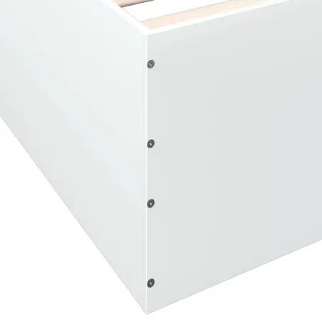 Cadre de lit sans matelas blanc 140x200 cm