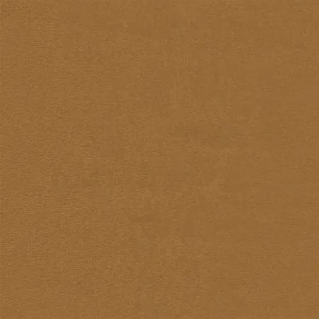 Chaise de relaxation avec tabouret Marron Velours