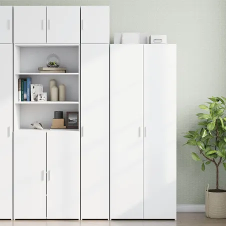 Armoire de rangement mince blanc 30x42,5x225 cm