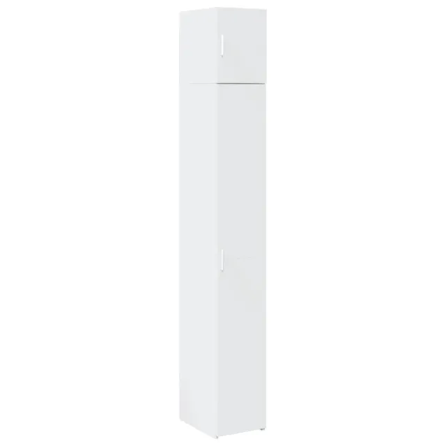 Armoire de rangement mince blanc 30x42,5x225 cm