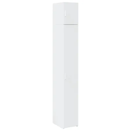 Armoire de rangement mince blanc 30x42,5x225 cm