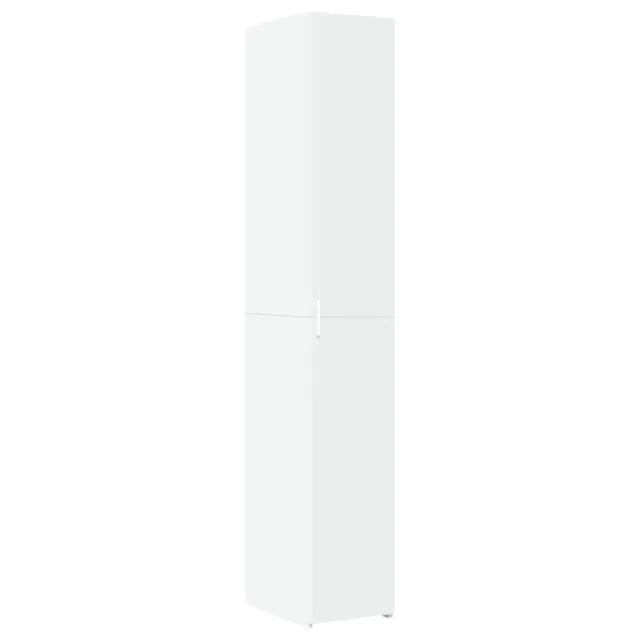 Armoire de rangement mince blanc 30x42,5x225 cm