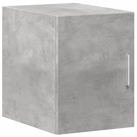 Armoire de rangement mince gris béton 30x42,5x225 cm